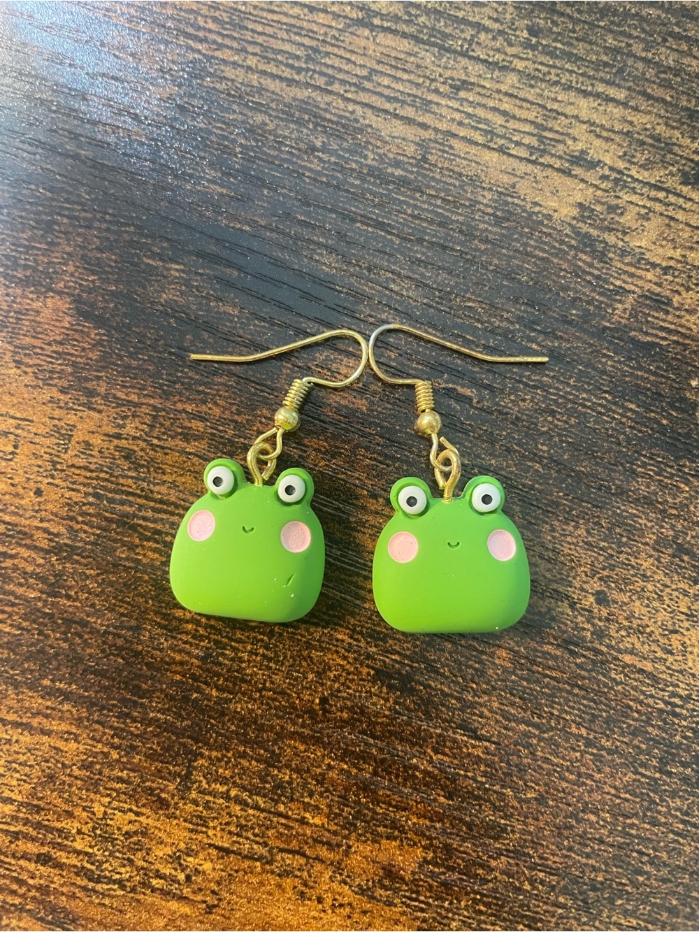 Cute Frog Drop Earrings